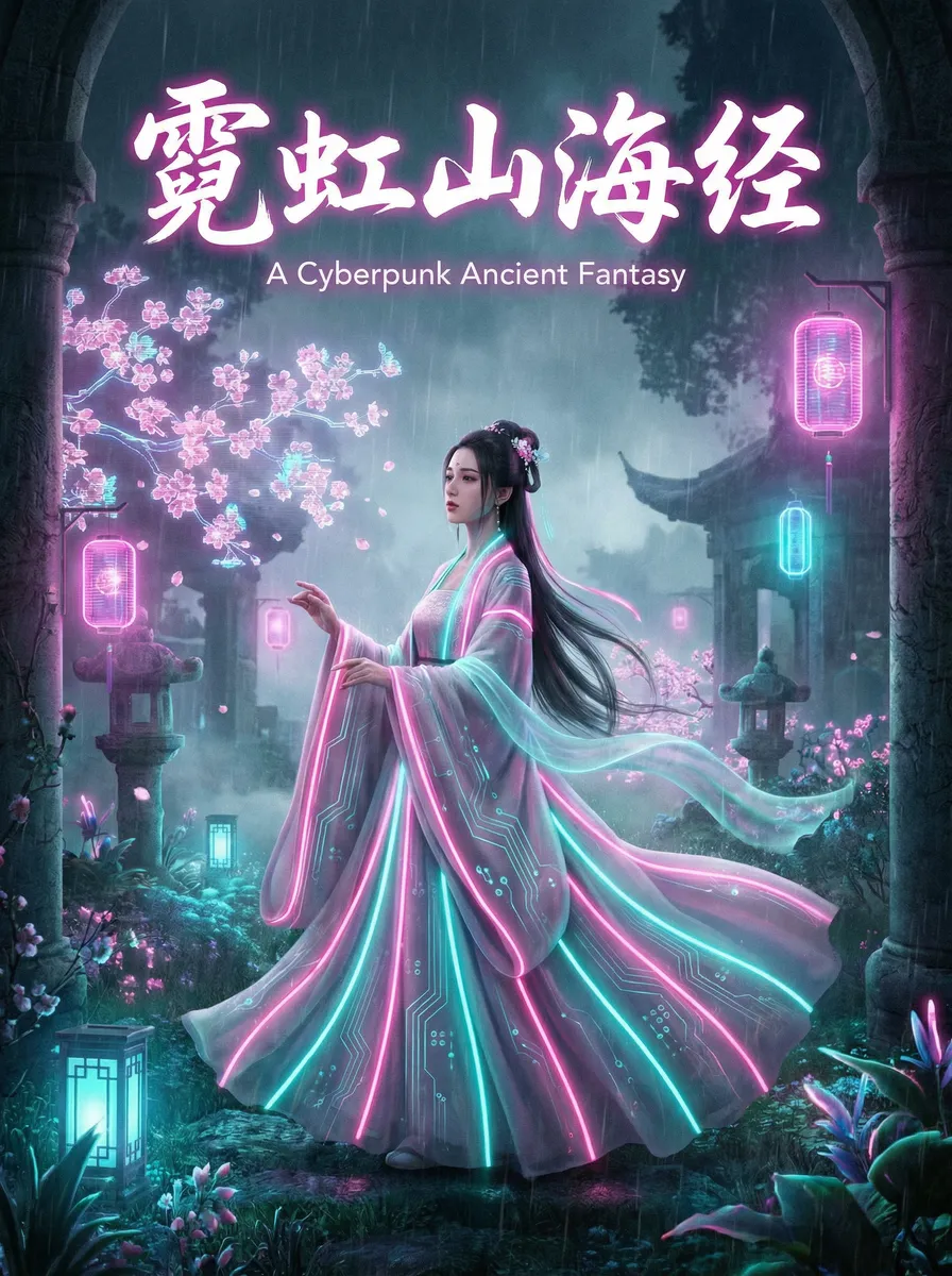卡戴珊qvod 古风奇缘短剧 - 霓虹山海经海报